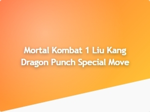Liu Kang Dragon Punch Special Move in Mortal Kombat 1